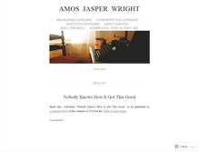 Tablet Screenshot of amosjasperwright.com